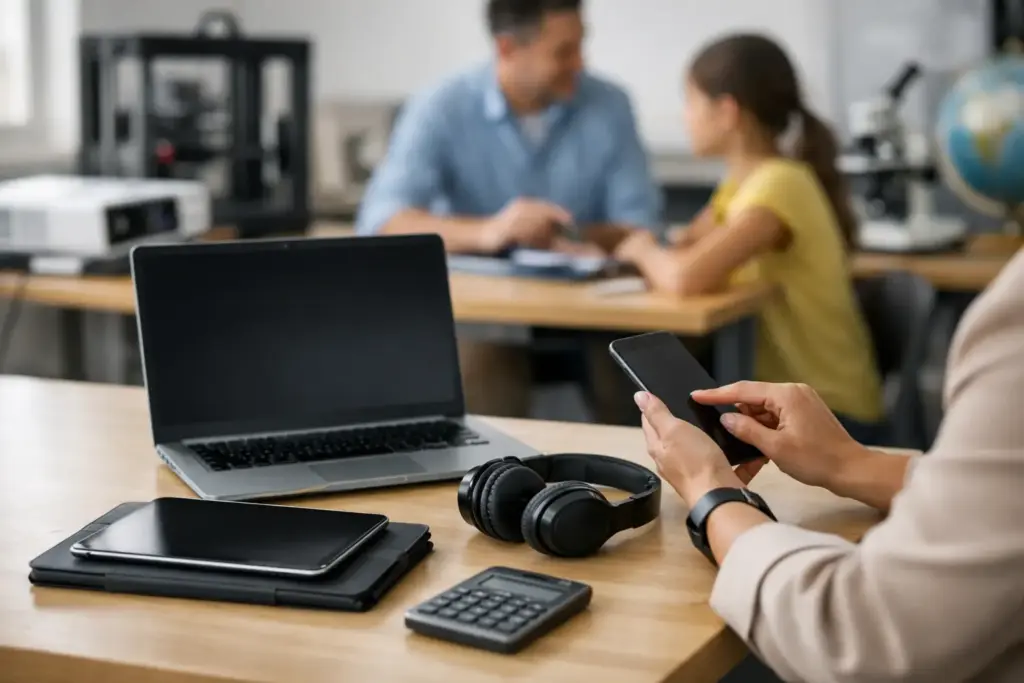 School Equipment Scheduling in Practice