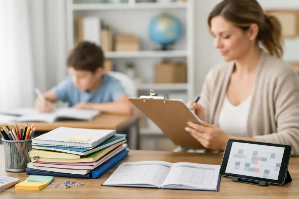 Controle de trabalhos escolares sem caos