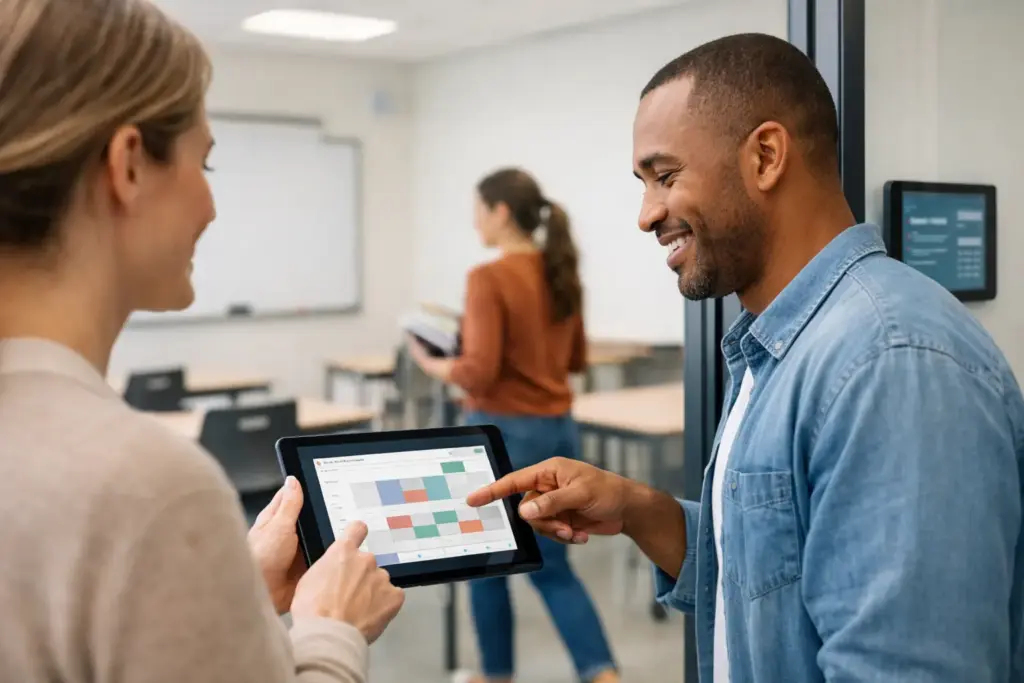 Classroom Booking at School Without Conflicts