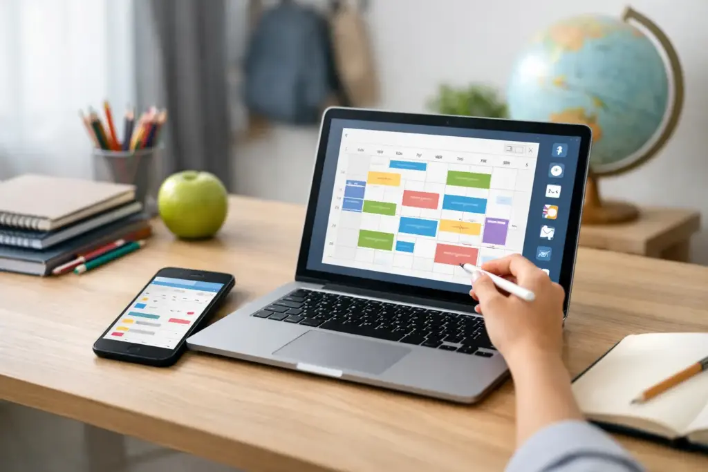 Understand how online school scheduling works, what it centralizes, who uses it, and how it improves the routines of administrators, teachers, and students.
