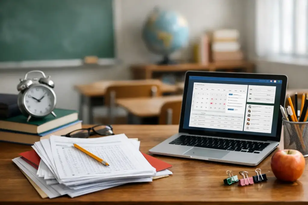 Which System Organizes School Exams?