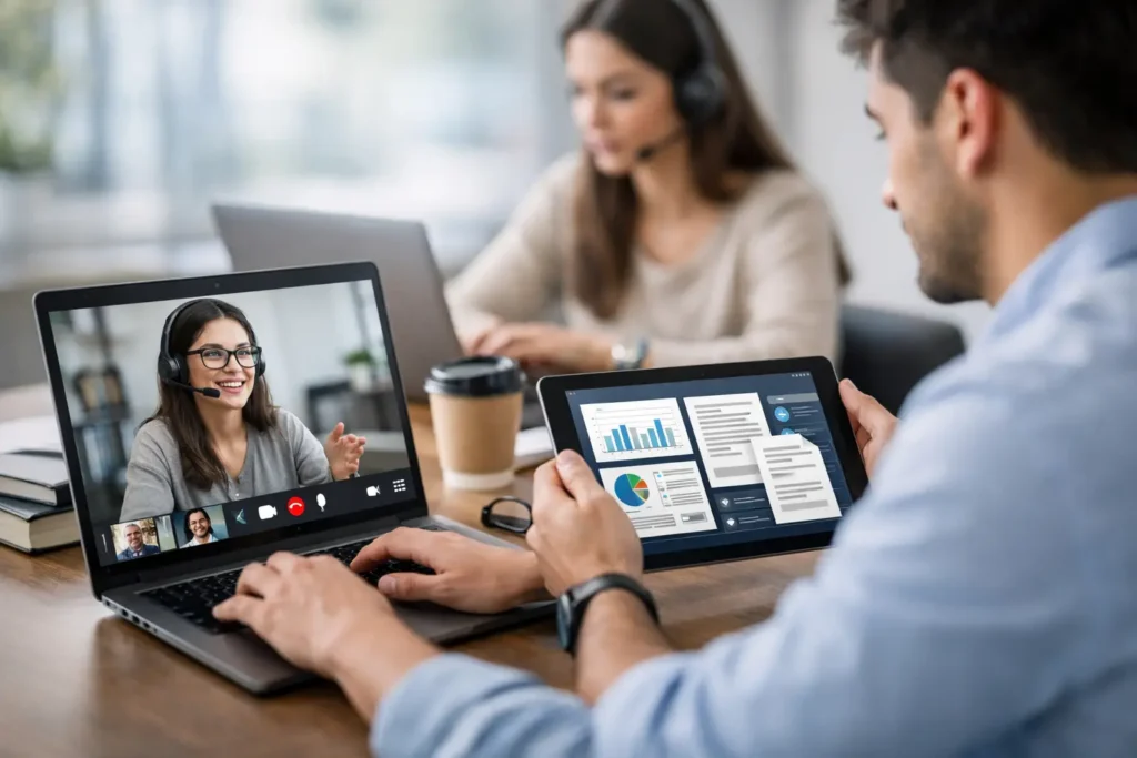 Plateforme de communication académique efficace